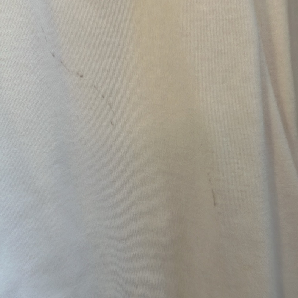 Verna women’s cream soft cotton nightgown with V-lace at top. Size L. - Picture 10 of 13